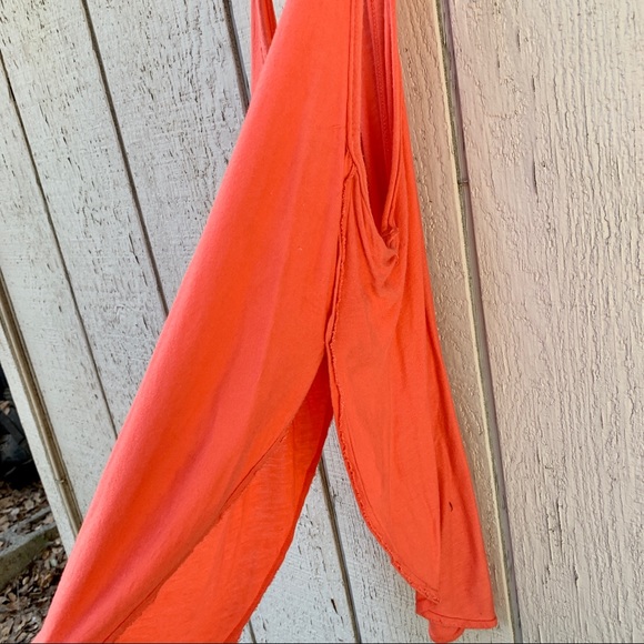 Free People orange flow tank top Small / S - Picture 3 of 4